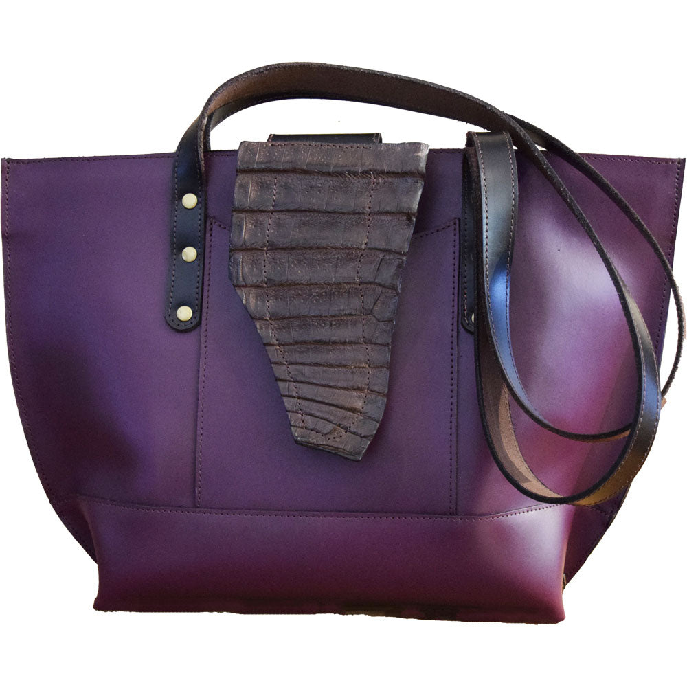 Easy Shoulder Tote© Alligator Trim