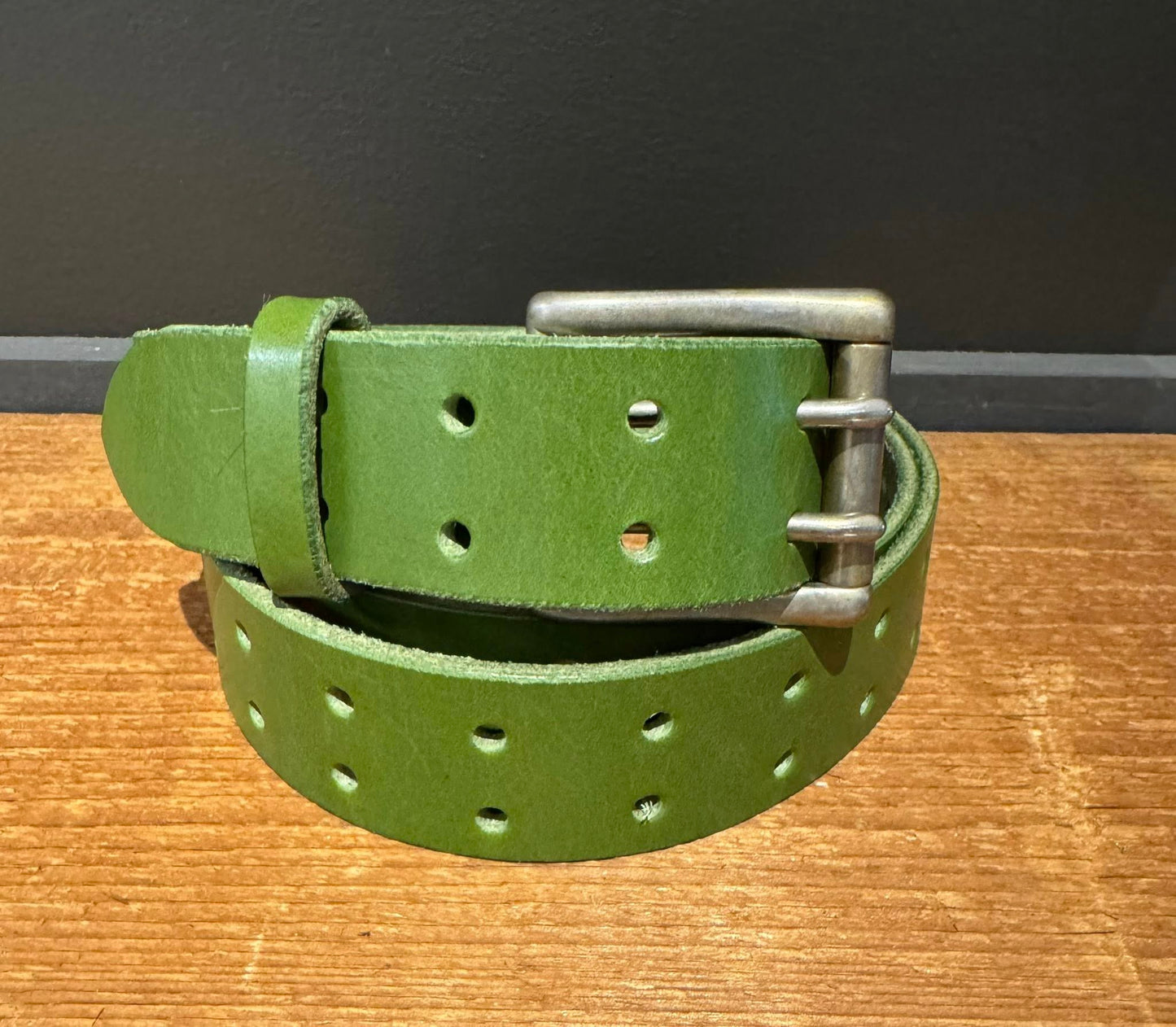 Green Double Hole Belt