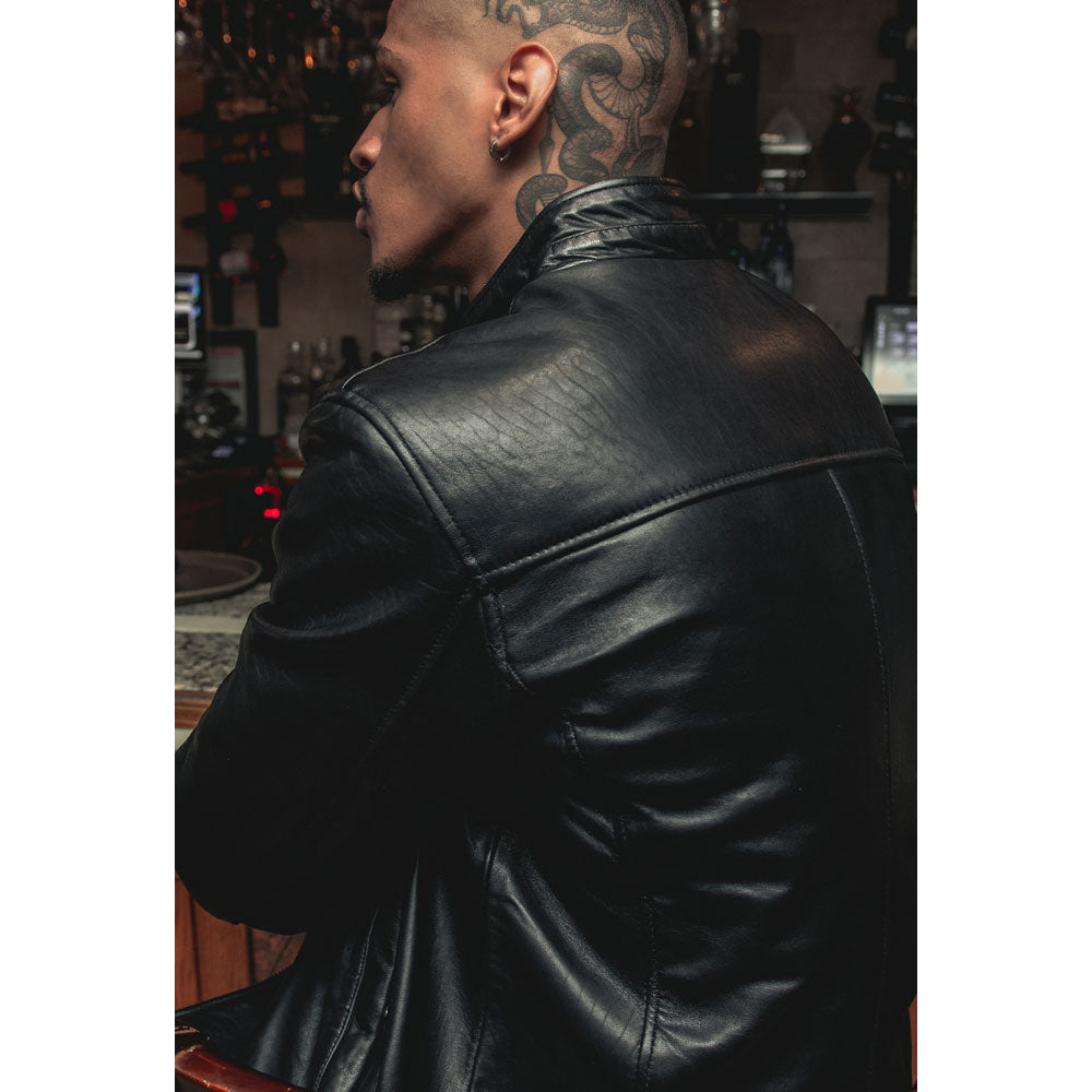 Men's Leather Jacket #2439NZ