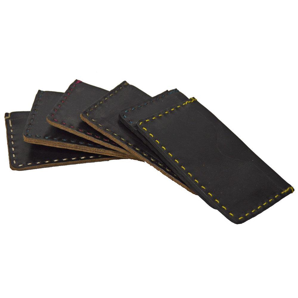 Two Pocket Card Case - Black