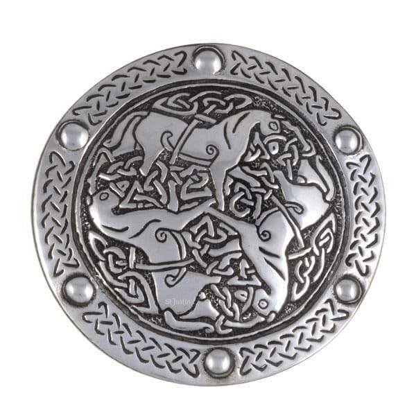 Inverurie Horses Pewter Belt Buckle