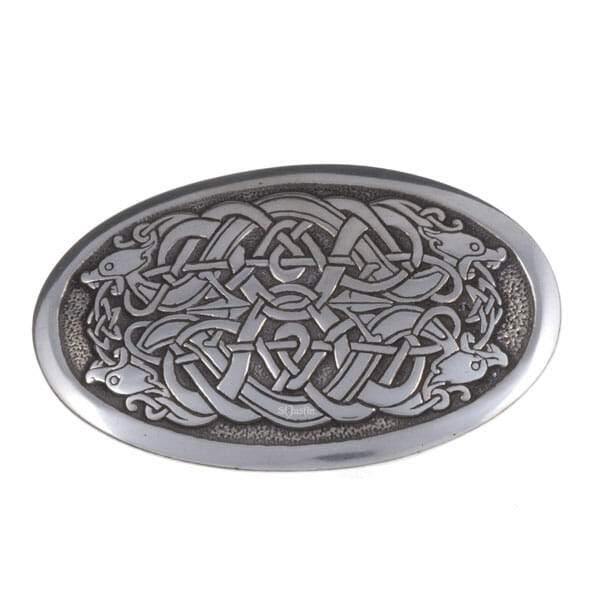 Serpent Pewter Belt Buckle