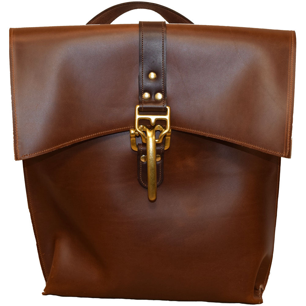 Hannah Backpack - Natural Brown Front View