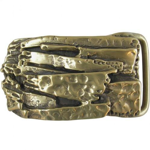 Brass Limestone Belt Buckle