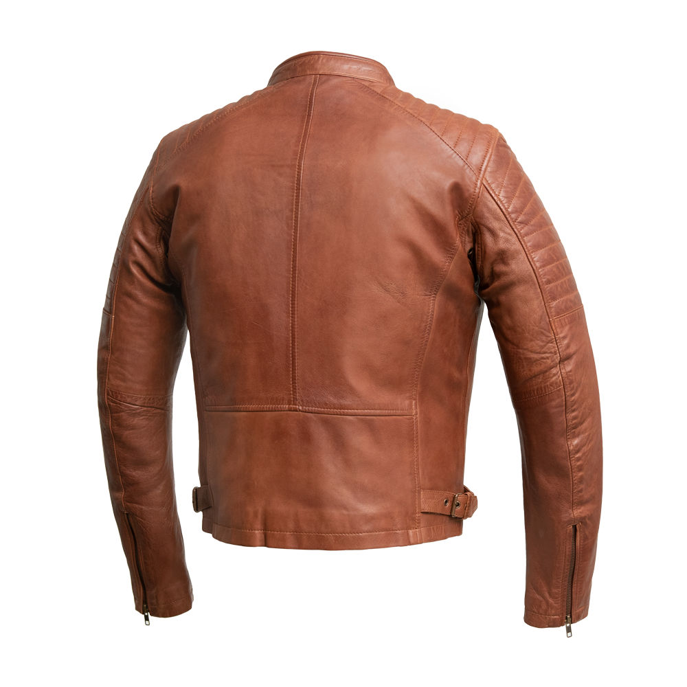 #2811 Men's Leather Jacket - Back View