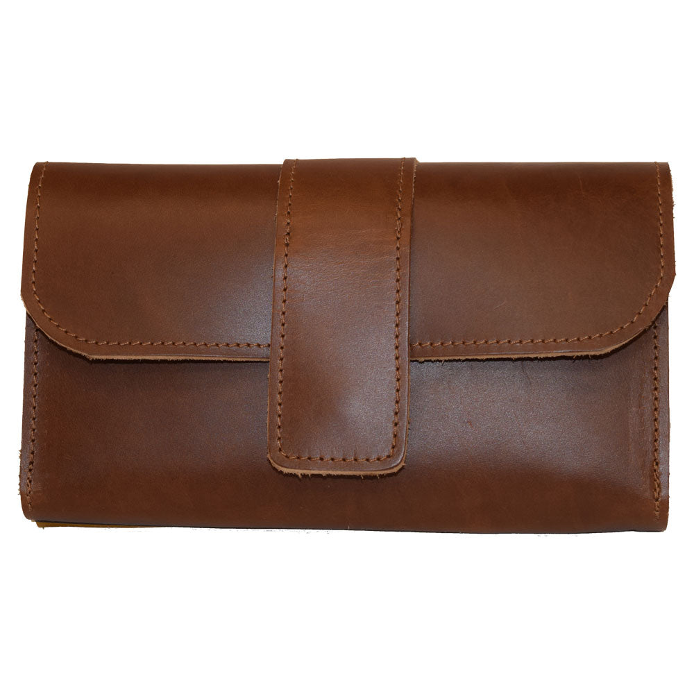 Cell Phone Belt Pouch - Natural Brown