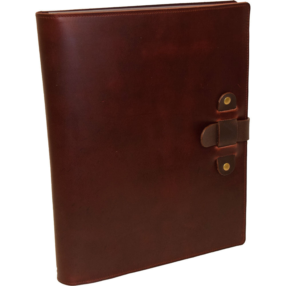 Leather Folder/Legal Pad - Vino