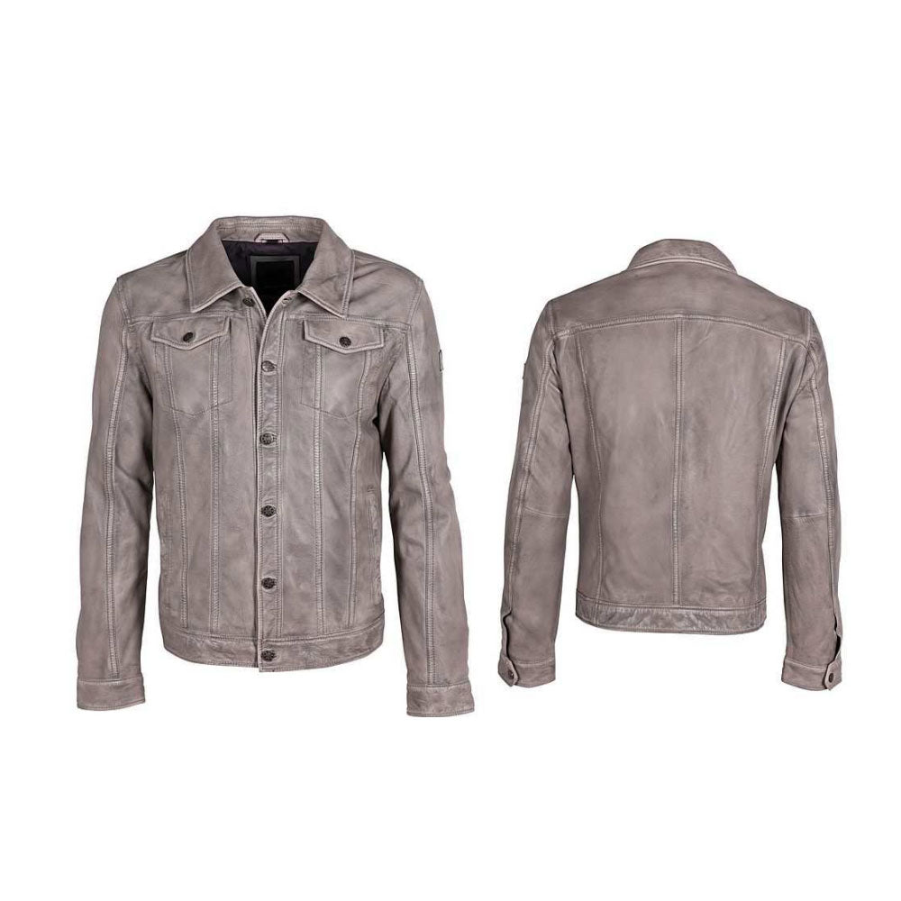 Mens Leather Denim Jackets