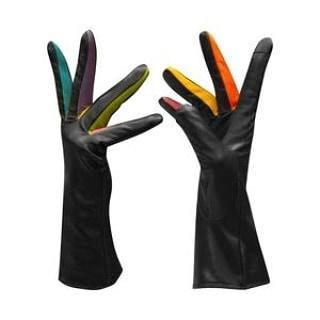 Colored leather gloves hotsell