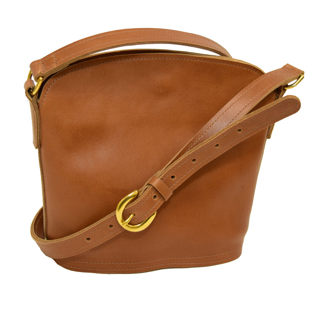 Crossbody Strap - Cognac Classic Leather