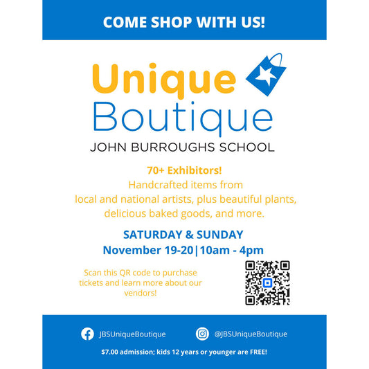 Unique Boutique at John Burroughs School November 2022