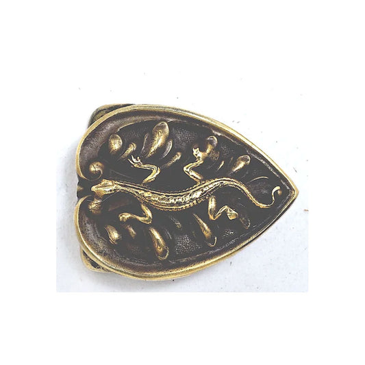 Solid Brass Handmade Buckle #45