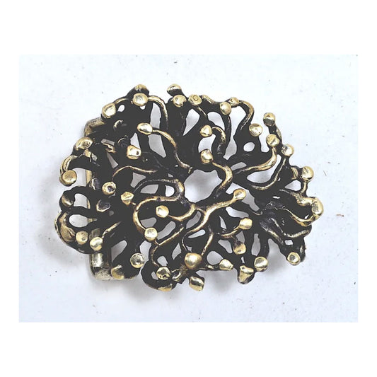 Solid Brass Handmade Buckle #47