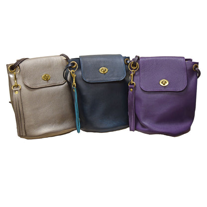 Kora Bucket Bag group Pewter, Ocean, Purple