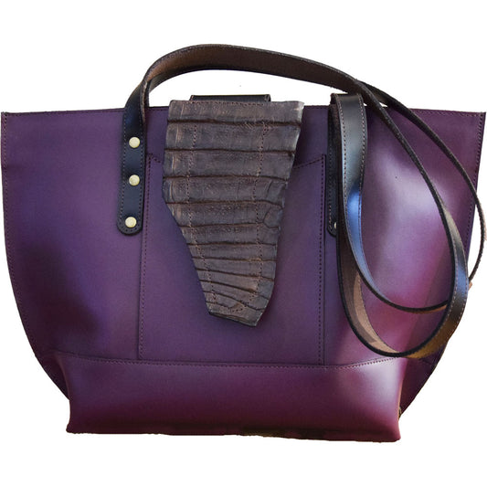 Easy Shoulder Tote© Alligator Trim