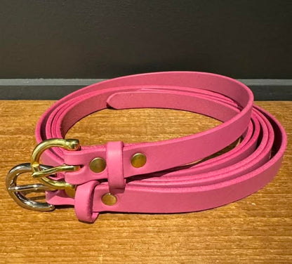 Skinny Pink Belt