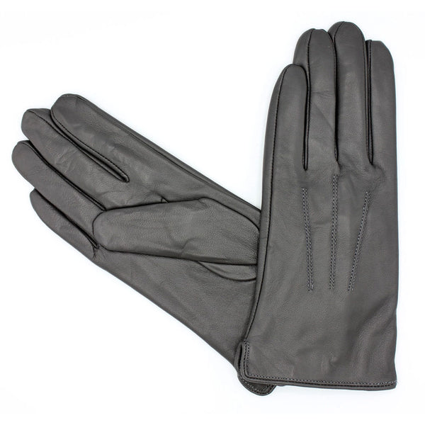 Ladies Grey Leather Gloves 17120 Sole Survivor Leather