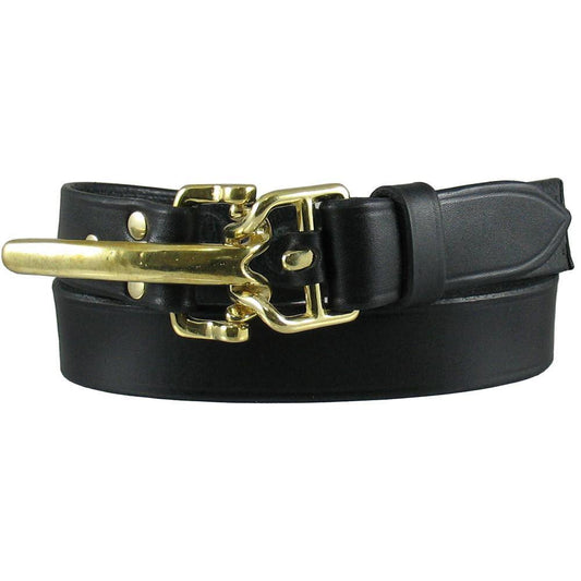 #915 Casual Leather Belt in Black