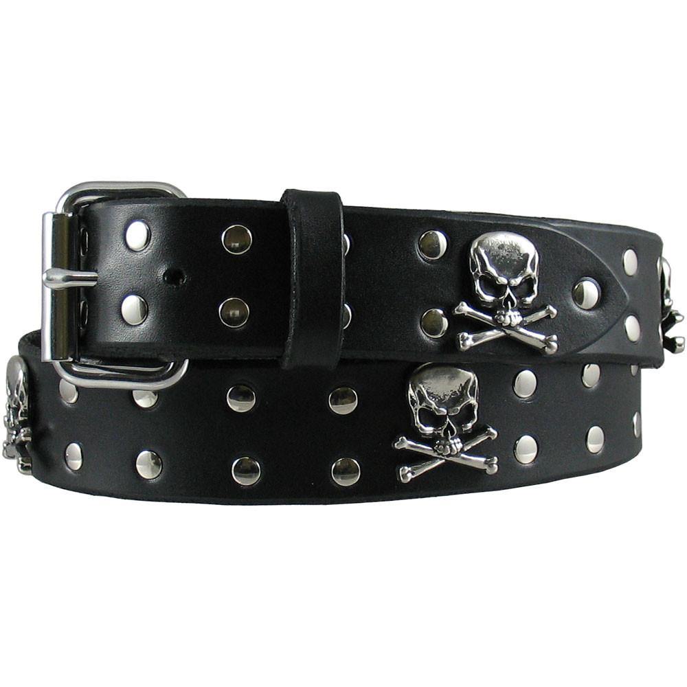 Skull & Crossbones Studded Belt - Sole Survivor