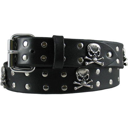 Skull & Crossbones Studded Belt - Sole Survivor