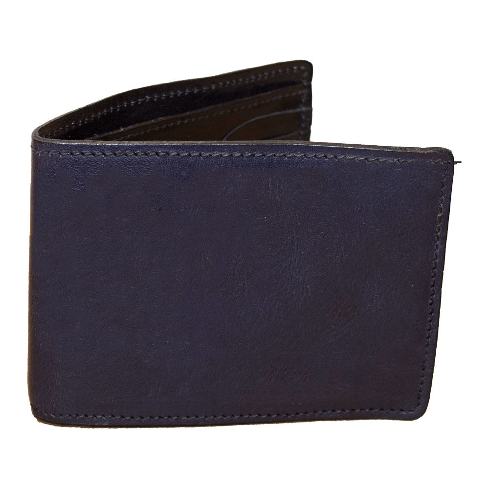 Bifold Wallet with Extra Pockets - Dark Purple