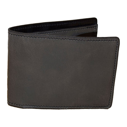 Bifold Wallet with Extra Pockets -Grey