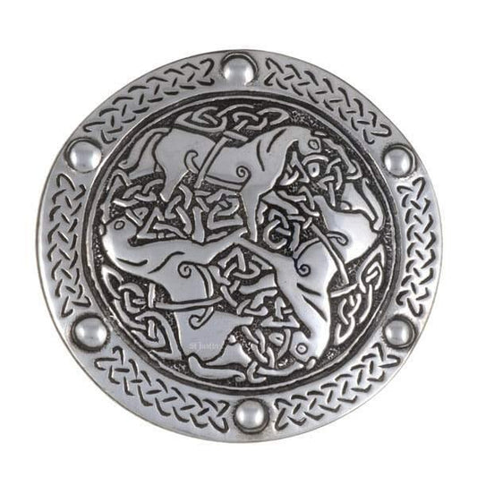 Inverurie Horses Pewter Belt Buckle