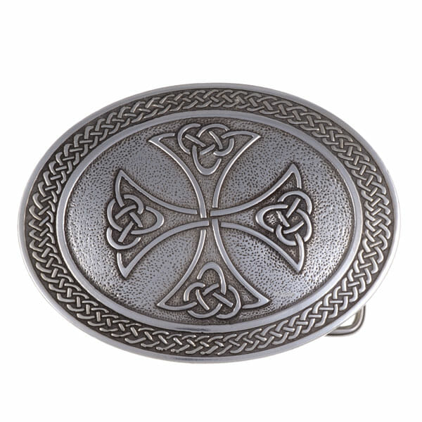 Border Cross Belt Buckle