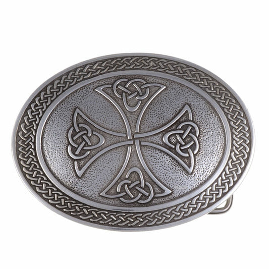 Border Cross Belt Buckle