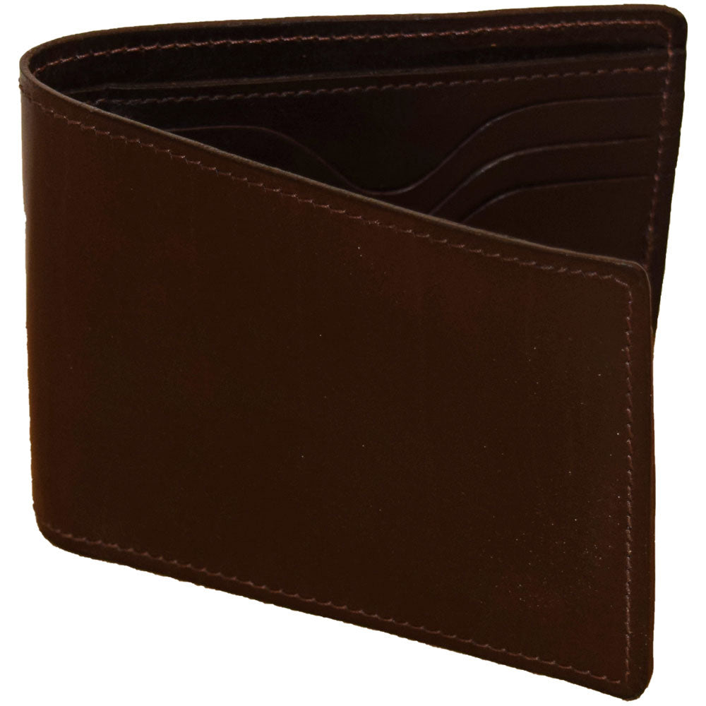 Bifold Wallet with Extra Pockets - Dark Brown