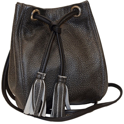 Kate Drawstring Bag Gunmetal