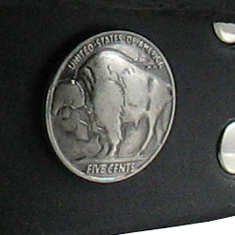 Buffalo Nickel Studded Belt