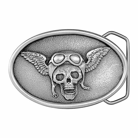 Skull & Wings Belt Buckle
