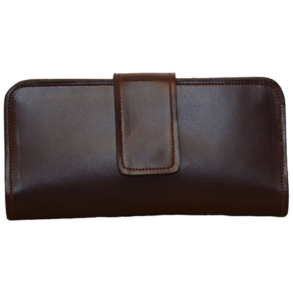 Tana Ladies Snap/Zip Wallet  Brown_fro