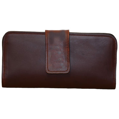 Tana Ladies Snap/Zip Wallet - Vino