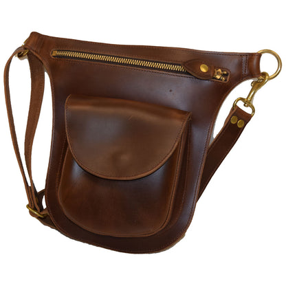 Avalon Belt/Crossbody Bag -Natural Brown