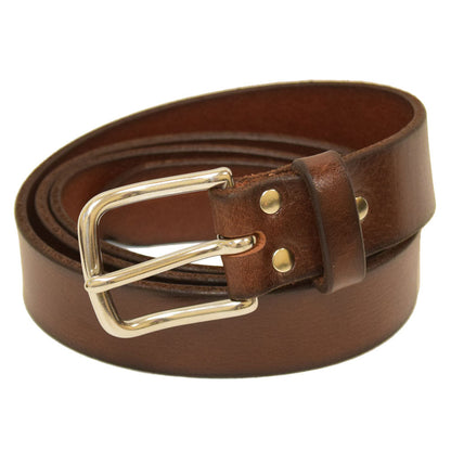 Leather Jean Belt 1 1/4" Wide | #C27 | Size 46+
