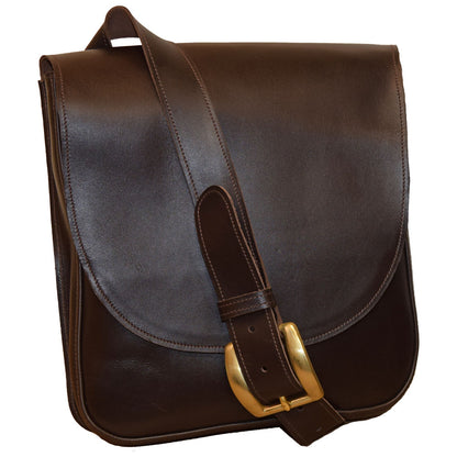 Dannie Shoulder Bag - Brown (fro)/Brass Buckle
