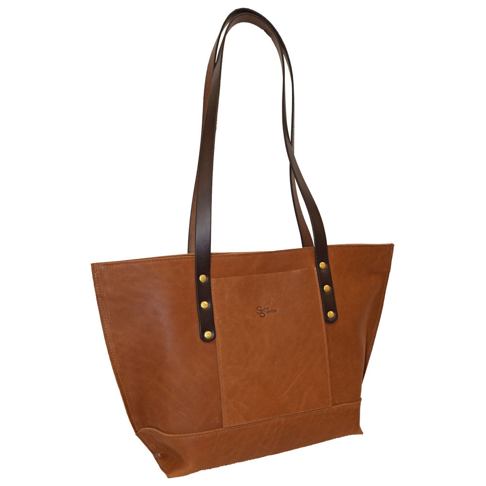 Easy Shoulder Tote - Tobacco