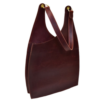 Ella Shoulder Bag - Vino - Side View