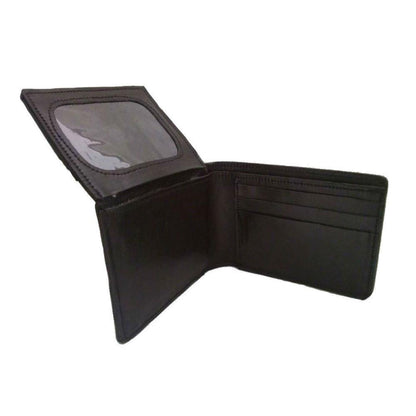  I.D.  Flip Wallet Open View Black 