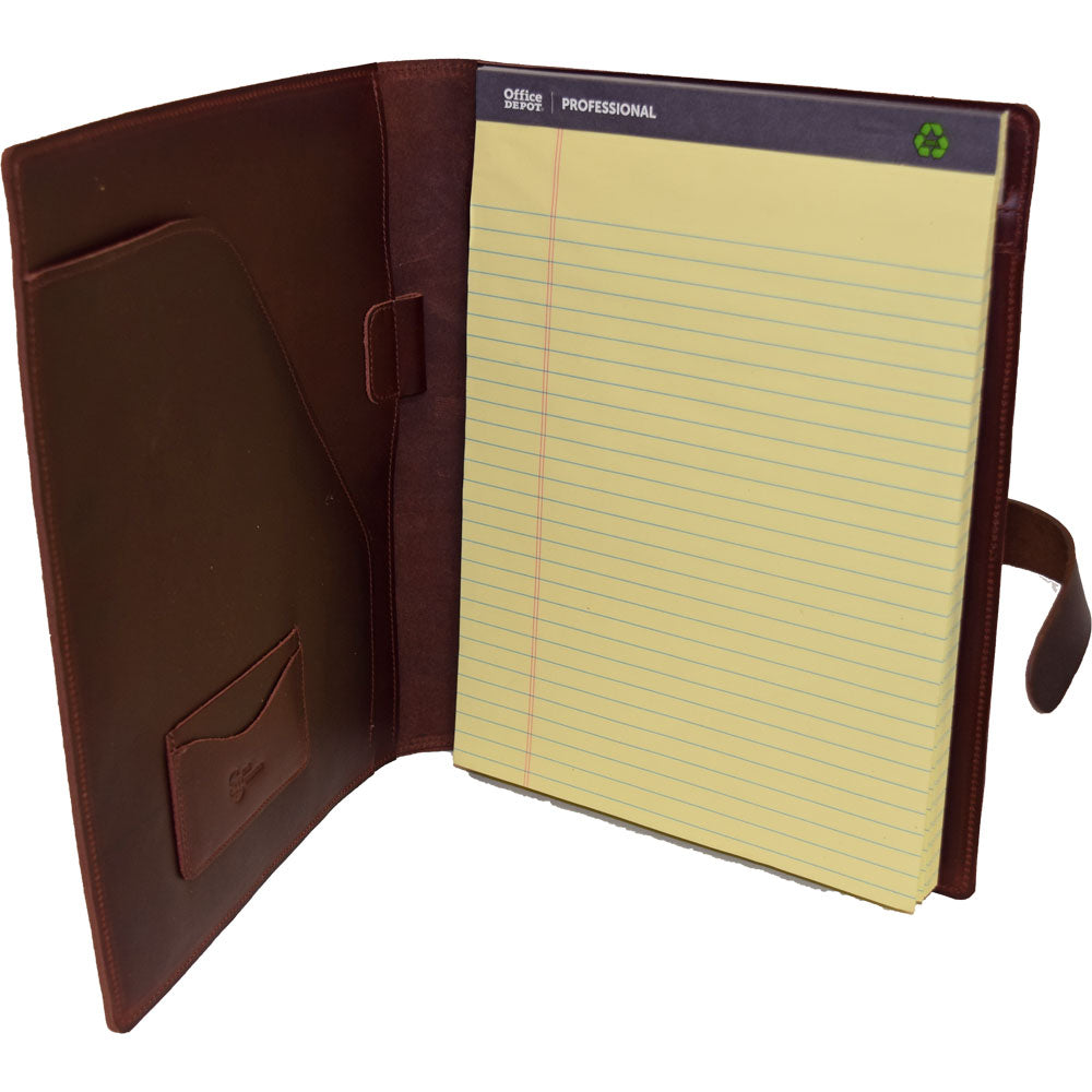 Leather Folder/Legal Pad - Artisan Leather by Sole Survivor