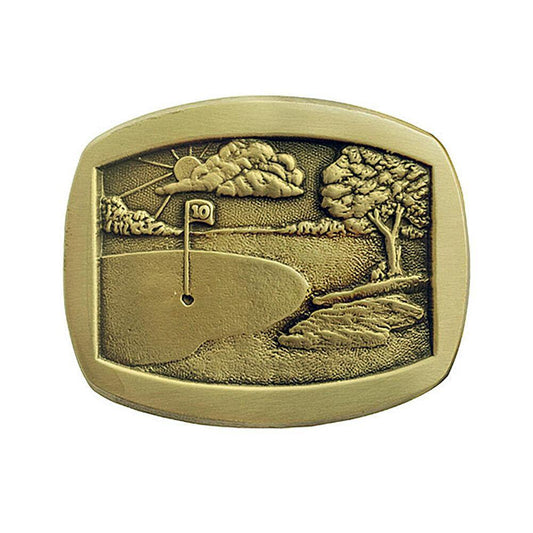 Solid Brass Golf Buckle