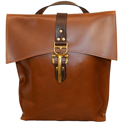 Hannah Backpack - Antique Tan Front View