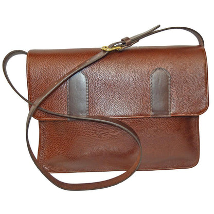 Large Satchel - Textured Brown