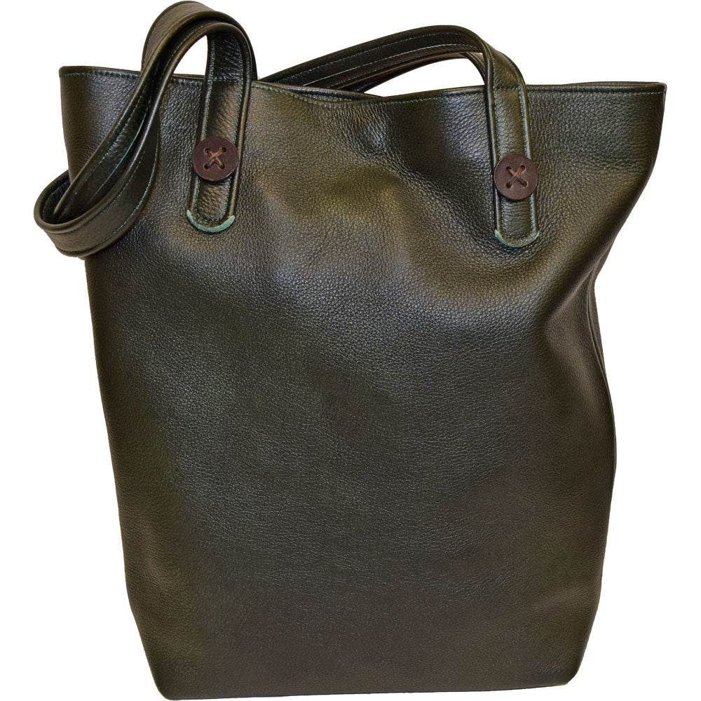 Mary Button Tote © Green 