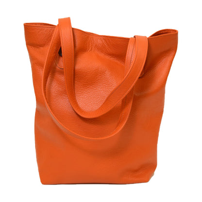 Mary Button Tote - Tango