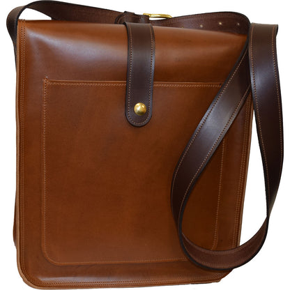 Original Messenger - Antique Tan - Back Pocket View