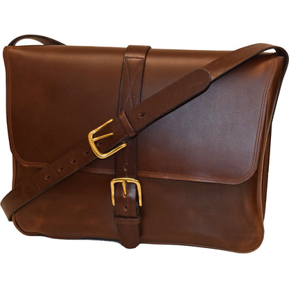 Oxford Satchel/Bookbag - Natural Brown