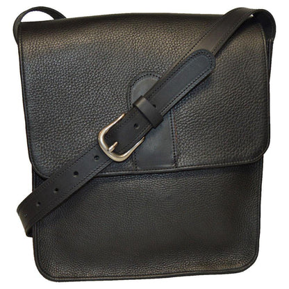 Vertical Satchel - Medium - Textured Black